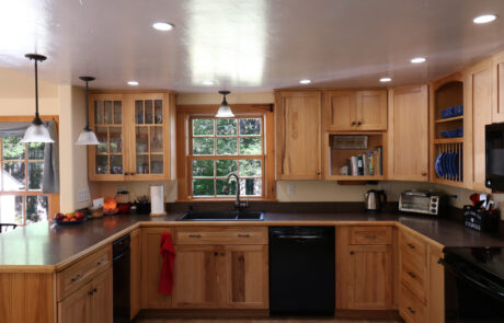 Real Estate Photography of a Kitchen with Wooden Pannels